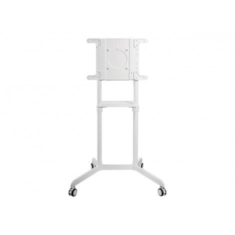 Neomounts NS-M1250WHITE TV trolley - 37-70" - max 70 kg - VESA 200x200-600x400 - 90 rotatable - incl. hardware shelf - white
