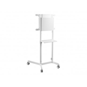 Neomounts NS-M1250WHITE TV trolley - 37-70" - max 70 kg - VESA 200x200-600x400 - 90 rotatable - incl. hardware shelf - white