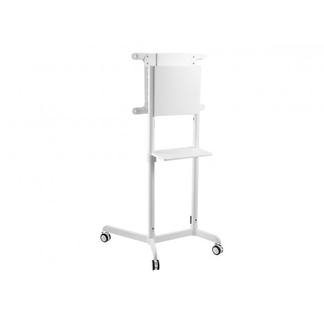Neomounts NS-M1250WHITE TV trolley - 37-70" - max 70 kg - VESA 200x200-600x400 - 90 rotatable - incl. hardware shelf - white