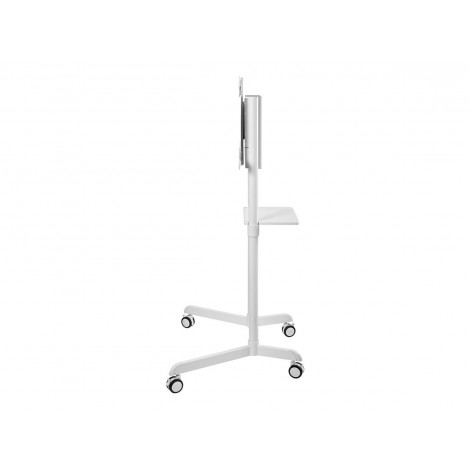 Neomounts NS-M1250WHITE TV trolley - 37-70" - max 70 kg - VESA 200x200-600x400 - 90 rotatable - incl. hardware shelf - white
