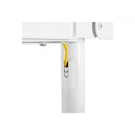 Neomounts NS-M1250WHITE TV trolley - 37-70" - max 70 kg - VESA 200x200-600x400 - 90 rotatable - incl. hardware shelf - white