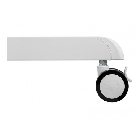 Neomounts NS-M1250WHITE TV trolley - 37-70" - max 70 kg - VESA 200x200-600x400 - 90 rotatable - incl. hardware shelf - white