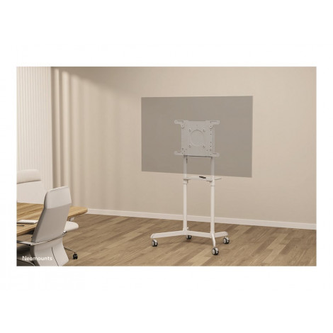 Neomounts NS-M1250WHITE TV trolley - 37-70" - max 70 kg - VESA 200x200-600x400 - 90 rotatable - incl. hardware shelf - white