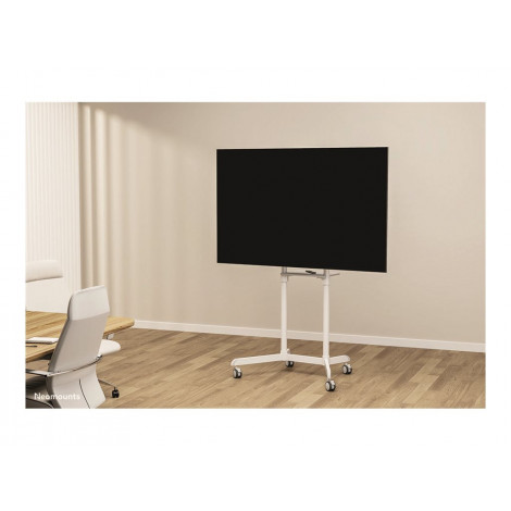Neomounts NS-M1250WHITE TV trolley - 37-70" - max 70 kg - VESA 200x200-600x400 - 90 rotatable - incl. hardware shelf - white