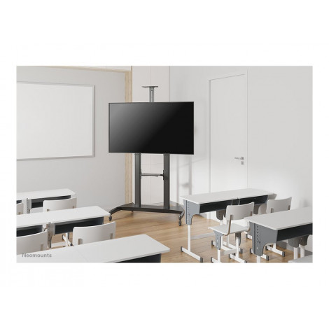 Neomounts PLASMA-M1950E TV trolley - 60-100" - max 100 kg - manual h 134-166 cm - VESA 200x200-1000x600 - incl. cam/hardware she