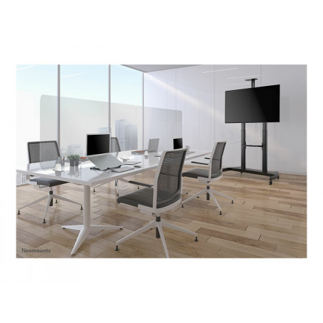 Neomounts PLASMA-M1950E TV trolley - 60-100" - max 100 kg - manual h 134-166 cm - VESA 200x200-1000x600 - incl. cam/hardware she