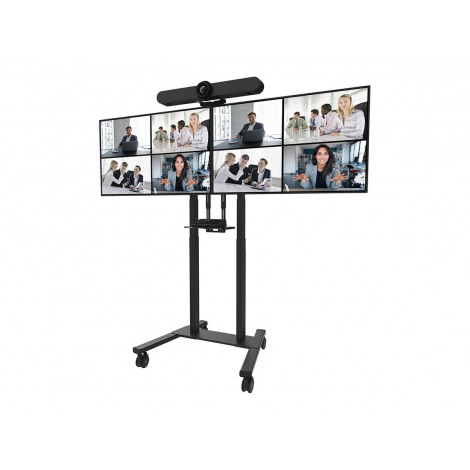 Neomounts MOVE ADM-875BL2 Screen adapter from 1 to 2 screens - 42-65" - max 40 kg/screen - VESA 100x100-800x400 - lockable (excl