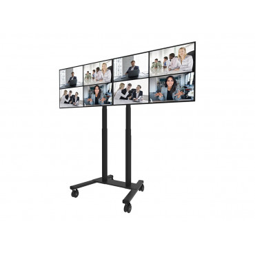 Neomounts MOVE ADM-875BL2 Screen adapter from 1 to 2 screens - 42-65" - max 40 kg/screen - VESA 100x100-800x400 - lockable (excl