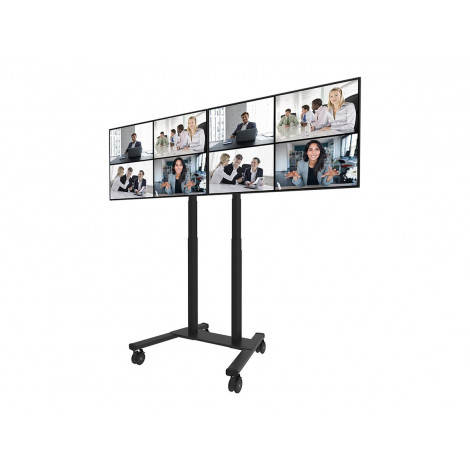 Neomounts MOVE ADM-875BL2 Screen adapter from 1 to 2 screens - 42-65" - max 40 kg/screen - VESA 100x100-800x400 - lockable (excl