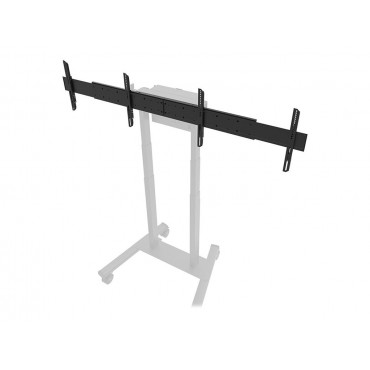 Neomounts MOVE ADM-875BL2 Screen adapter from 1 to 2 screens - 42-65" - max 40 kg/screen - VESA 100x100-800x400 - lockable (excl