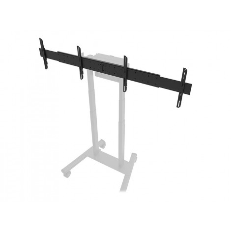 Neomounts MOVE ADM-875BL2 Screen adapter from 1 to 2 screens - 42-65" - max 40 kg/screen - VESA 100x100-800x400 - lockable (excl