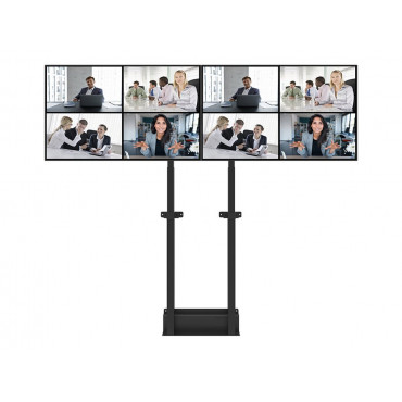 Neomounts MOVE ADM-875BL2 Screen adapter from 1 to 2 screens - 42-65" - max 40 kg/screen - VESA 100x100-800x400 - lockable (excl