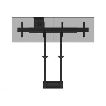 Neomounts MOVE ADM-875BL2 Screen adapter from 1 to 2 screens - 42-65" - max 40 kg/screen - VESA 100x100-800x400 - lockable (excl