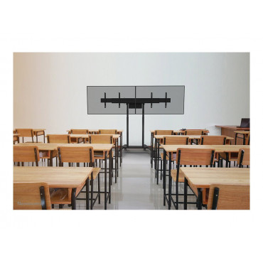 Neomounts MOVE ADM-875BL2 Screen adapter from 1 to 2 screens - 42-65" - max 40 kg/screen - VESA 100x100-800x400 - lockable (excl