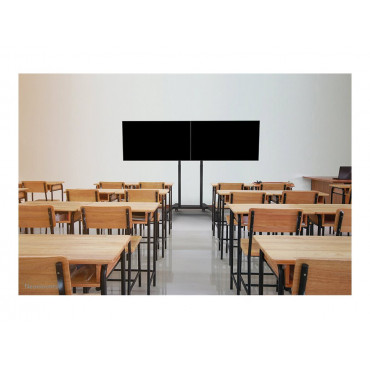 Neomounts MOVE ADM-875BL2 Screen adapter from 1 to 2 screens - 42-65" - max 40 kg/screen - VESA 100x100-800x400 - lockable (excl