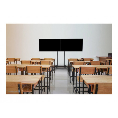 Neomounts MOVE ADM-875BL2 Screen adapter from 1 to 2 screens - 42-65" - max 40 kg/screen - VESA 100x100-800x400 - lockable (excl
