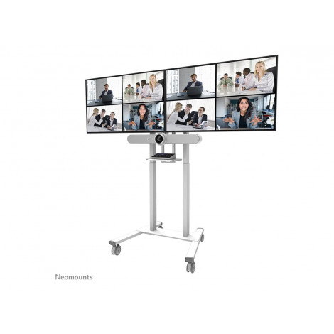Neomounts MOVE ADM-875WH2 Screen adapter from 1 to 2 screens - 42-65" - max 40 kg/screen - VESA 100x100-800x400 - lockable (excl