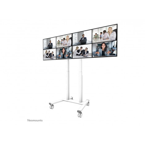 Neomounts MOVE ADM-875WH2 Screen adapter from 1 to 2 screens - 42-65" - max 40 kg/screen - VESA 100x100-800x400 - lockable (excl