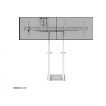 Neomounts MOVE ADM-875WH2 Screen adapter from 1 to 2 screens - 42-65" - max 40 kg/screen - VESA 100x100-800x400 - lockable (excl