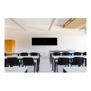 Neomounts MOVE ADM-875WH2 Screen adapter from 1 to 2 screens - 42-65" - max 40 kg/screen - VESA 100x100-800x400 - lockable (excl