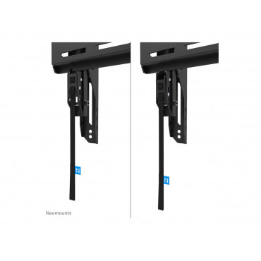 Neomounts LEVEL-750 WL35-750BL16 Tiltable heavy duty wall mount - 42-86" screen - max 125 kg - VESA 100x100-600x400 - d 9,3 cm -