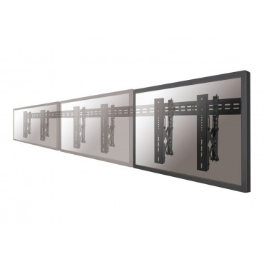 Neomounts LED-VW1000BLACK Videowall wall mount - 40-75" - max 50 kg - VESA 200x200-600x400 - d 5,6-21,5 cm - pull-out - micro ad