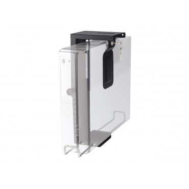 Neomounts CPU-D075BLACK/LK CPU/PC holder - max 10 kg - lockable (incl. lock) - h 20-36 cm - w 5-10 cm - universal - black