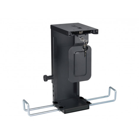 Neomounts CPU-D075BLACK/LK CPU/PC holder - max 10 kg - lockable (incl. lock) - h 20-36 cm - w 5-10 cm - universal - black