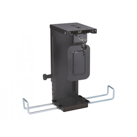Neomounts CPU-D075BLACK/LK CPU/PC holder - max 10 kg - lockable (incl. lock) - h 20-36 cm - w 5-10 cm - universal - black