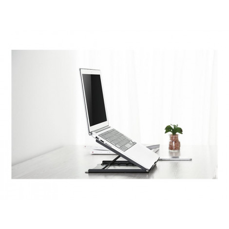 Neomounts NSLS075BLACK Laptop stand - 10-16" - max 5 kg - 5 height positions - foldable - compact - universal - black | Neomount