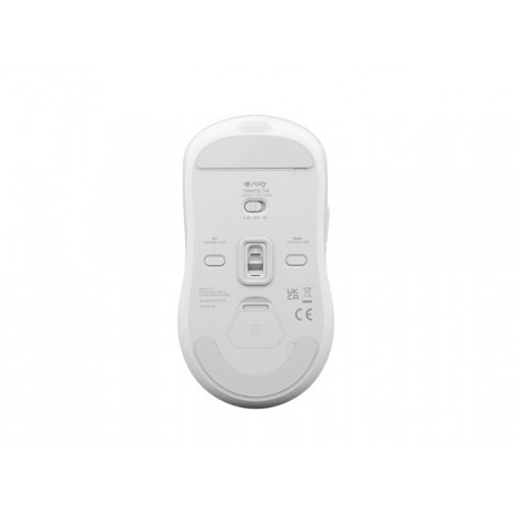 Fury Gaming Mouse | Tanto T4 | Wired/Wireless | 2.4 GHz, Bluetooth, USB | White