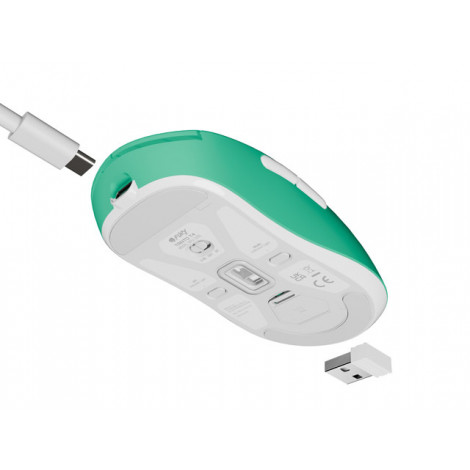 Fury Gaming Mouse | Tanto T4 | Wired/Wireless | 2.4 GHz, Bluetooth, USB | Mint