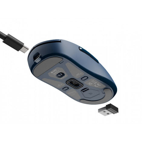 Fury Gaming Mouse | Tanto T4 | Wired/Wireless | 2.4 GHz, Bluetooth, USB | Blue