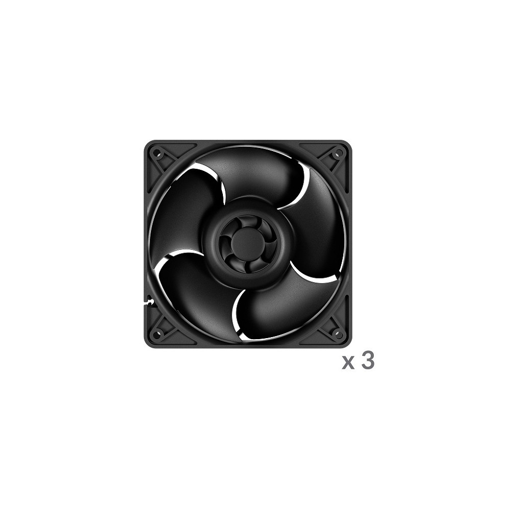 ARCTIC S12038-4K serverio ventiliatoriai, 4-pin, 40mm, 3 vnt.