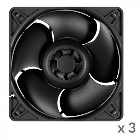 ARCTIC S12038-4K serverio ventiliatoriai, 4-pin, 40mm, 3 vnt.
