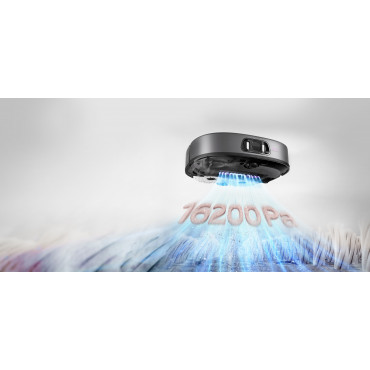 Midea V15 Robot Vacuum Cleaner, White | Midea Robot Vacuum Cleaner | V15 | Wet&Dry | 16200 Pa | Black