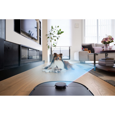 Midea V15 Robot Vacuum Cleaner, White | Midea Robot Vacuum Cleaner | V15 | Wet&Dry | 16200 Pa | Black