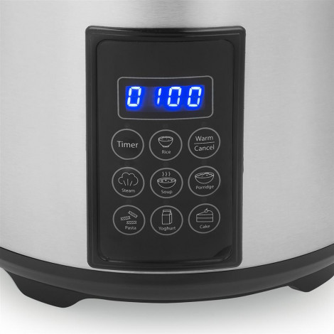 Tristar Digital Rice and Steam Cooker | RK-6138 | 900 W | 2.2 L | Number of programs 7 | Grey