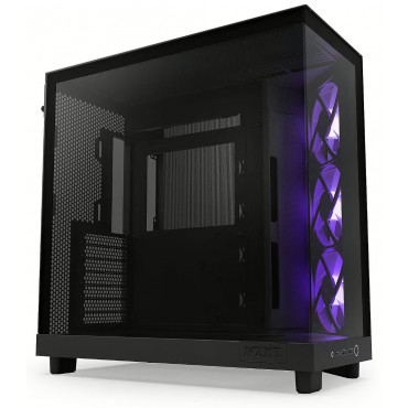 NZXT PC case H6 Flow RGB black