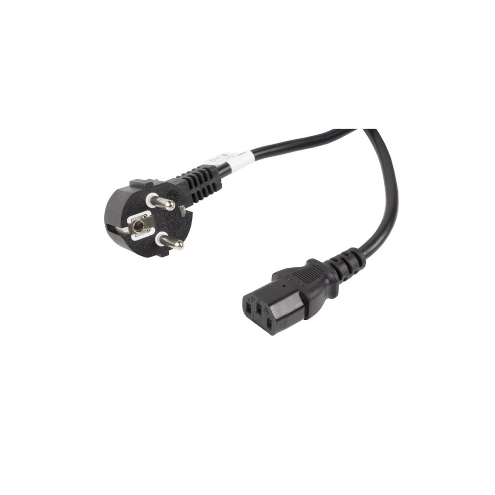 Lanberg CEE 7/7- IEC 320 C13 power cord 10m VDE, black | Lanberg
