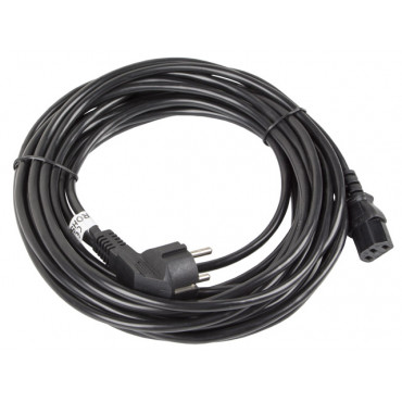Lanberg CEE 7/7- IEC 320 C13 power cord 10m VDE, black | Lanberg