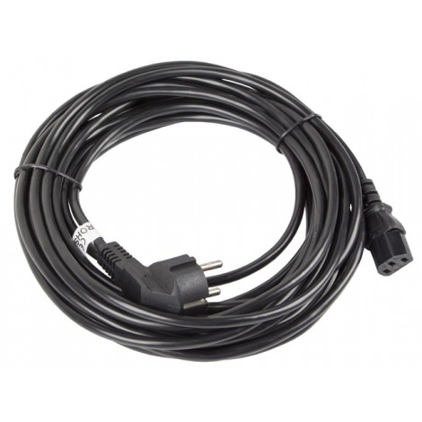 Lanberg CEE 7/7- IEC 320 C13 power cord 10m VDE, black | Lanberg