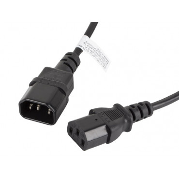 Lanberg IEC 320 C13- C14 cable 1.8m, black | Lanberg