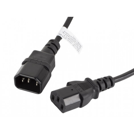 Lanberg IEC 320 C13- C14 cable 1.8m, black | Lanberg