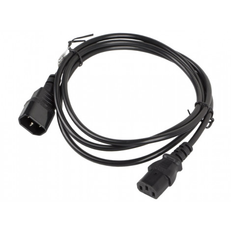 Lanberg IEC 320 C13- C14 cable 1.8m, black | Lanberg