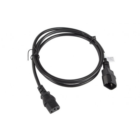 Lanberg IEC 320 C13- C14 cable 1.8m VDE, black | Lanberg