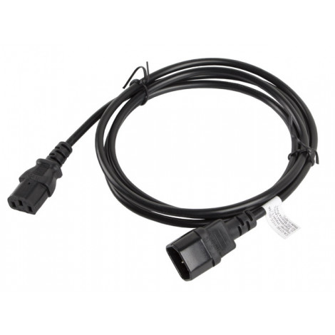 Lanberg IEC 320 C13- C14 cable 1.8m VDE, black | Lanberg
