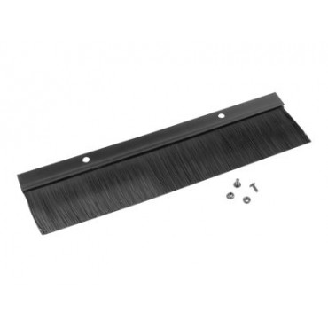 Lanberg AK-1102-B 19" cable entry brush panel, black | Lanberg