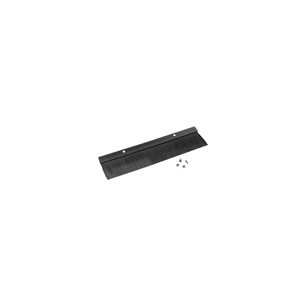 Lanberg AK-1102-B 19" cable entry brush panel, black | Lanberg