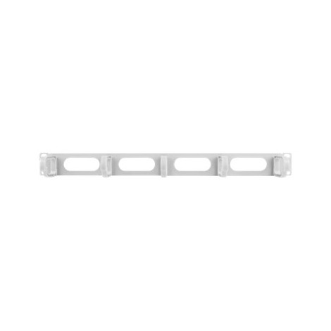 Lanberg 19" cable management panel 5 rings - type B 1U, grey | Lanberg